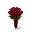 Le bouquet en amour avec les Roses Rouges